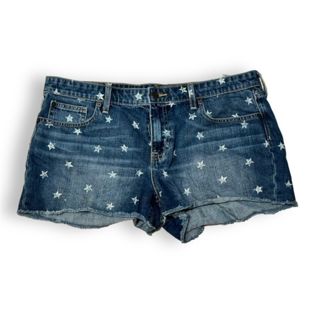 Women’s Gap 12 Star Print Mid Rise Sexy Boyfriend Short 12/31